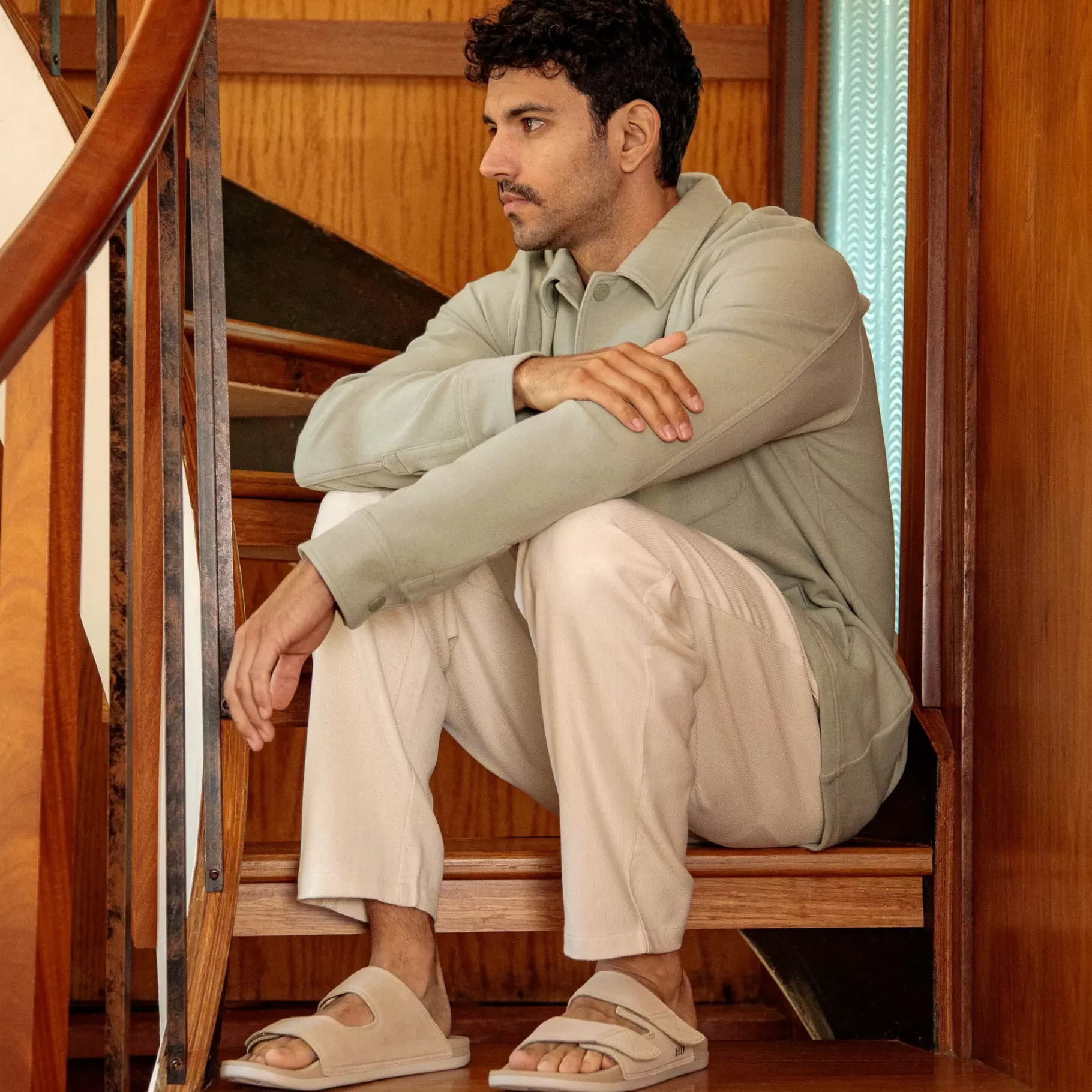 Men REEF Sandals | Slides>Cushion Tradewind Suede