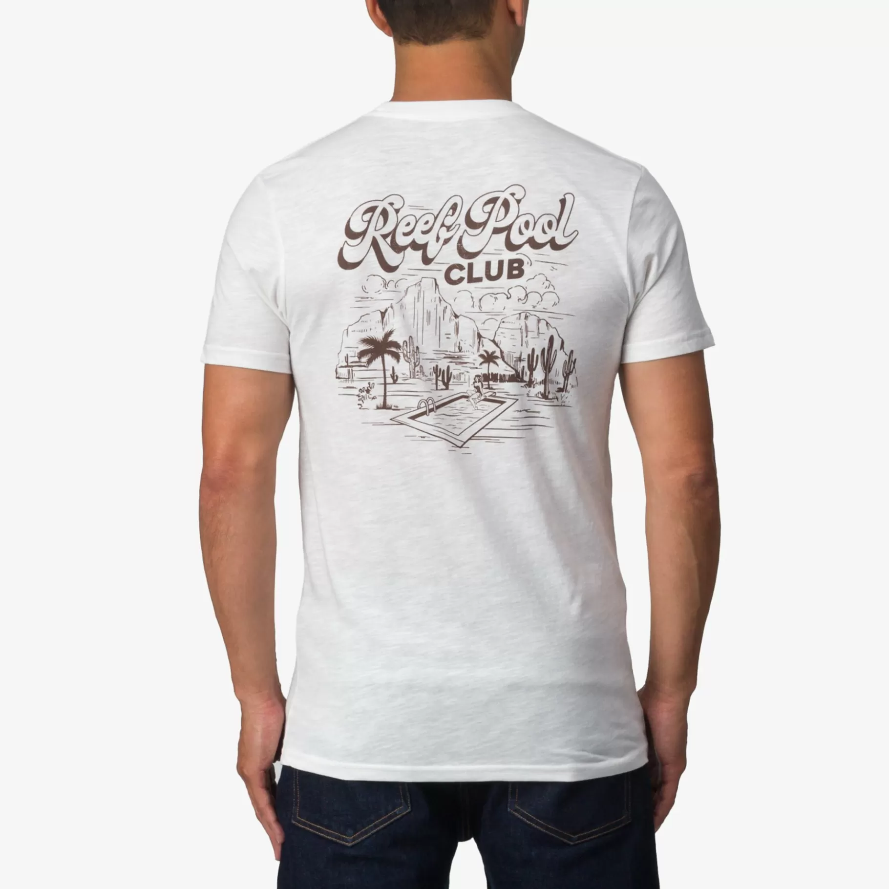 Men REEF T-Shirts>Pool Club Short Sleeve T-Shirt